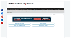 Desktop Screenshot of caribbeanshiptracker.com
